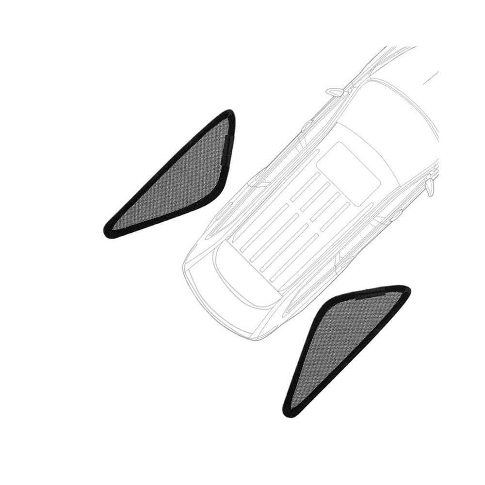 LLYIXUAI Für Q5 FY 2018-2023 2024 Auto Fenster Sonnenschutz Fahrzeug Vorhang Schatten Visier Net Auto Seite Fenster Visiere Schiebedach Sonnenblende(Triangular Windows) von LLYIXUAI