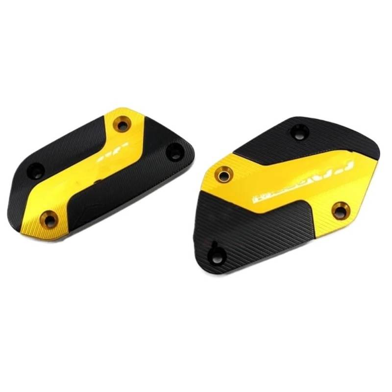 LLYIXUAI Für R1250GS Für Abenteuer Motorrad Vorne Kupplung Bremsflüssigkeit Reservoir Kappen Öl Tank Abdeckung Motorrad Brems Flüssigkeit Kappe Vorne Hinten Brems Reservoir Abdeckung(Yellow) von LLYIXUAI