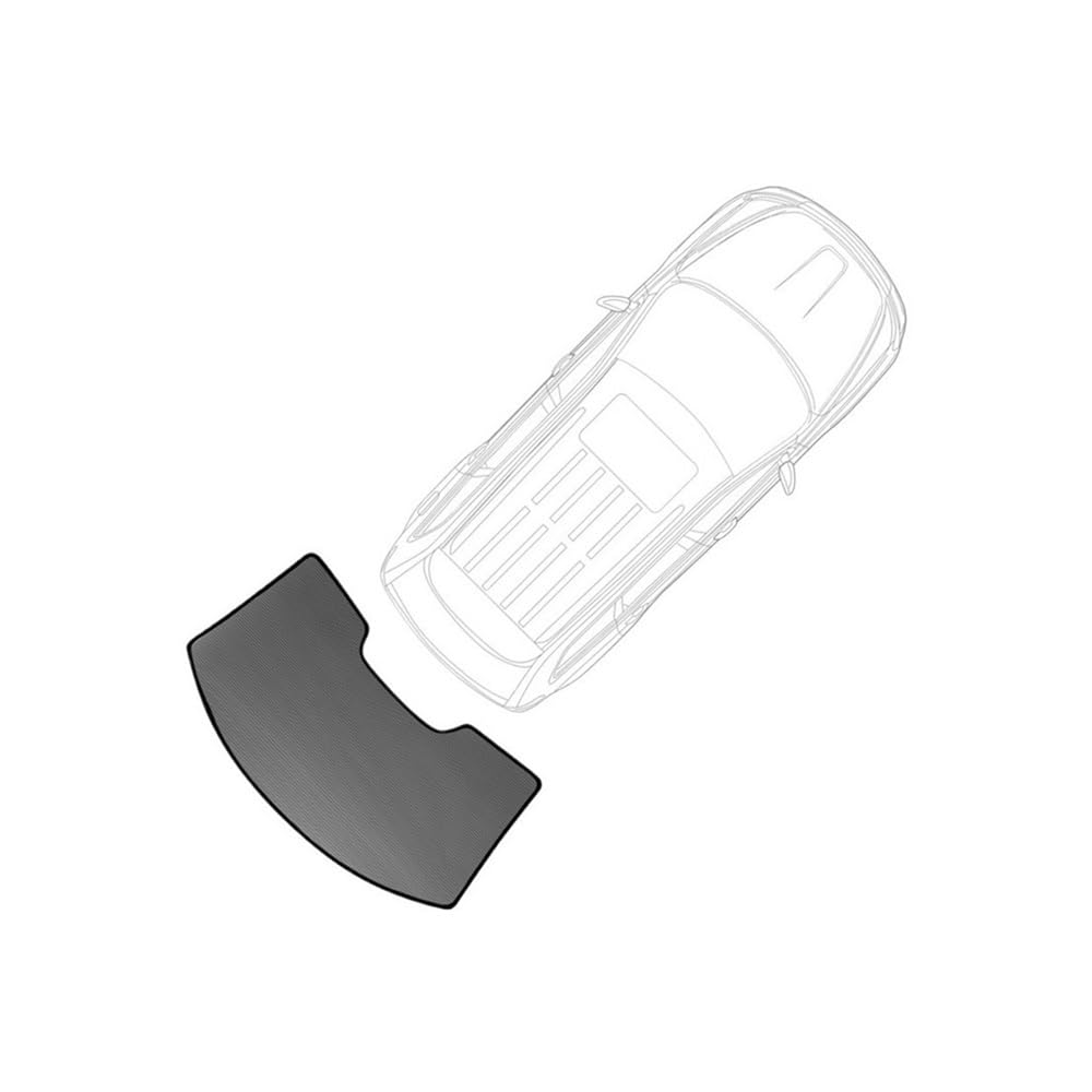 LLYIXUAI Für X3 E83 2003-2010 Seite Fenster Schatten Visier Auto Sonnenschirm Vorne Heckscheibe Rahmen Vorhänge Auto Zubehör Schiebedach Sonnenblende(Back Windshield) von LLYIXUAI