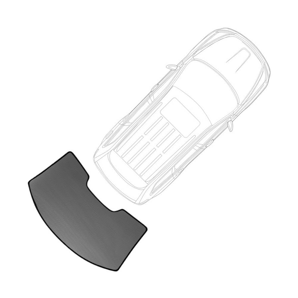 LLYIXUAI Für X7 G07 2019-2023 Seite Fenster Sonnenschutz Visier Auto Sonnenschirm Vorne Heckscheibe Rahmen Vorhänge Net Mesh Schützen Schiebedach Sonnenblende(Back Windshield) von LLYIXUAI