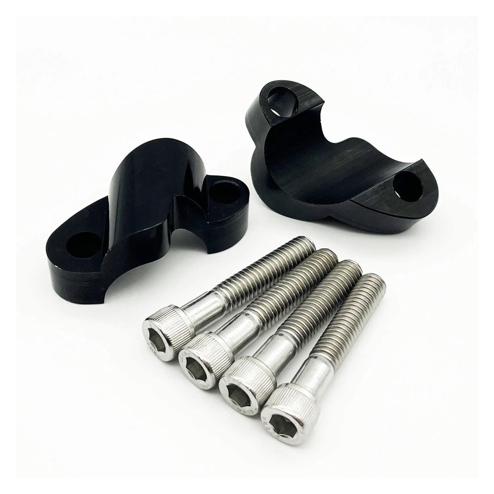 LLYIXUAI Motorrad Lenkererhöhung 2" Lenker Riser Spacer Kit Motorrad 1" Bar Heighten Block Verlängerung Für Sportster 48 Für XL 1200X Für 1200XS 2010 von LLYIXUAI