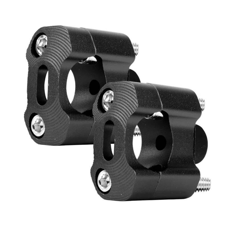 LLYIXUAI Motorrad Lenkererhöhung Für 7/8" Motorrad 22mm 28mm Motorrad Lenkerklemme Off Road Motorrad Lenkerklemmen Lenkererhöhung Adapter(Black 22-28) von LLYIXUAI