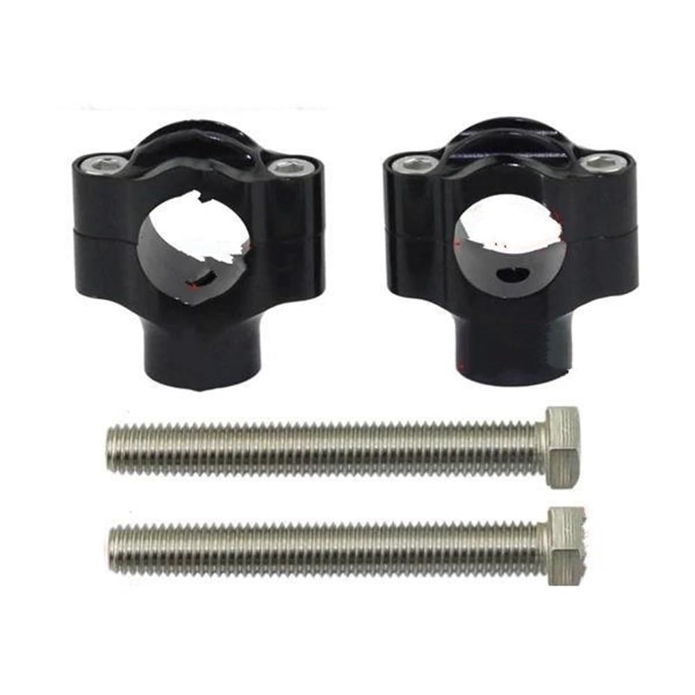 LLYIXUAI Motorrad Lenkererhöhung Für K1200GT Für K1600T Für F800GT Motorräder 1'' Lenker Klemme Halterungen Riser Adapter 25mm Bar(25mm-Black) von LLYIXUAI