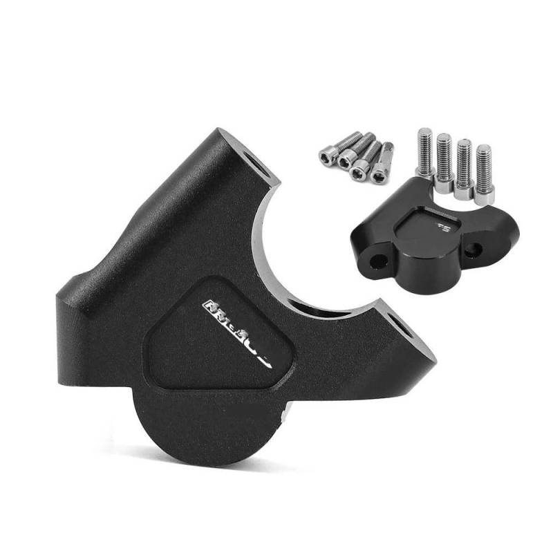 LLYIXUAI Motorrad Lenkererhöhung Für R1250GS Motorrad Lenker Riser 32MM Griff Bar Clamp Verlängern Adapter Motorrad Griff Bar Riser(Black) von LLYIXUAI