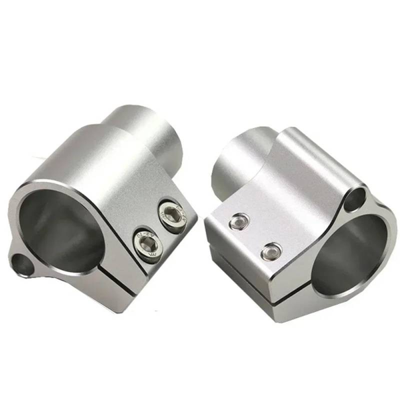 LLYIXUAI Motorrad Lenkererhöhung Für Suzuki Für GW 250 Für Inazuma Für GW250 2011-2018 Motorrad Lenker Riser Griff Bar Clamp Riser Verlängern Adapter(Silver) von LLYIXUAI