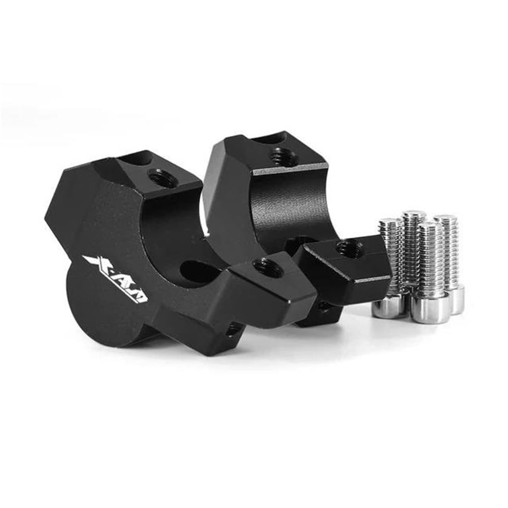 LLYIXUAI Motorrad Lenkererhöhung Für XADV 750 2017 Motorrad Lenker Riser Griff Bar Clamp Verlängern Motorrad Handbar Rising Clamp(Black) von LLYIXUAI