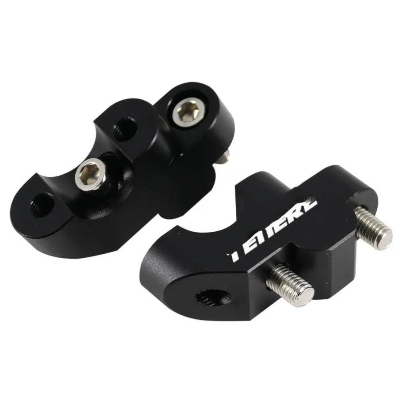 LLYIXUAI Motorrad Lenkererhöhung Für XT660Z Für Tenere Motorrad Zubehör Lenker Riser Griff Bar Clamp Adapter 22mm 7/8 "Aluminium(Black) von LLYIXUAI