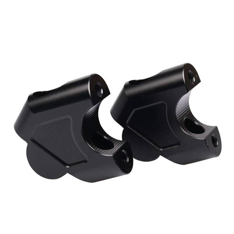 LLYIXUAI Motorrad Lenkererhöhung Motorrad Lenker Riser Bar Griff Klemme Für Leoncino 500 Für TNT250 Für TRK502 Für TRK502X(Black) von LLYIXUAI