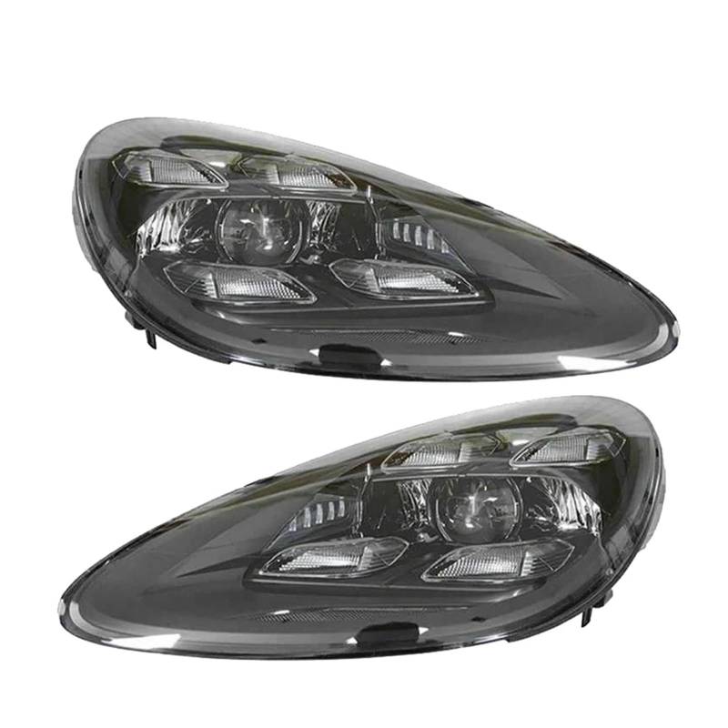 2 stücke LED Front Lichter Kompatibel for Porsche Cayenne 958 LED Scheinwerfer Upgrade 2011-2017 Auto Zubehör Scheinwerfer stecker Und Spielen(2015-2017_WITH AFS) von LLYUVXYJ