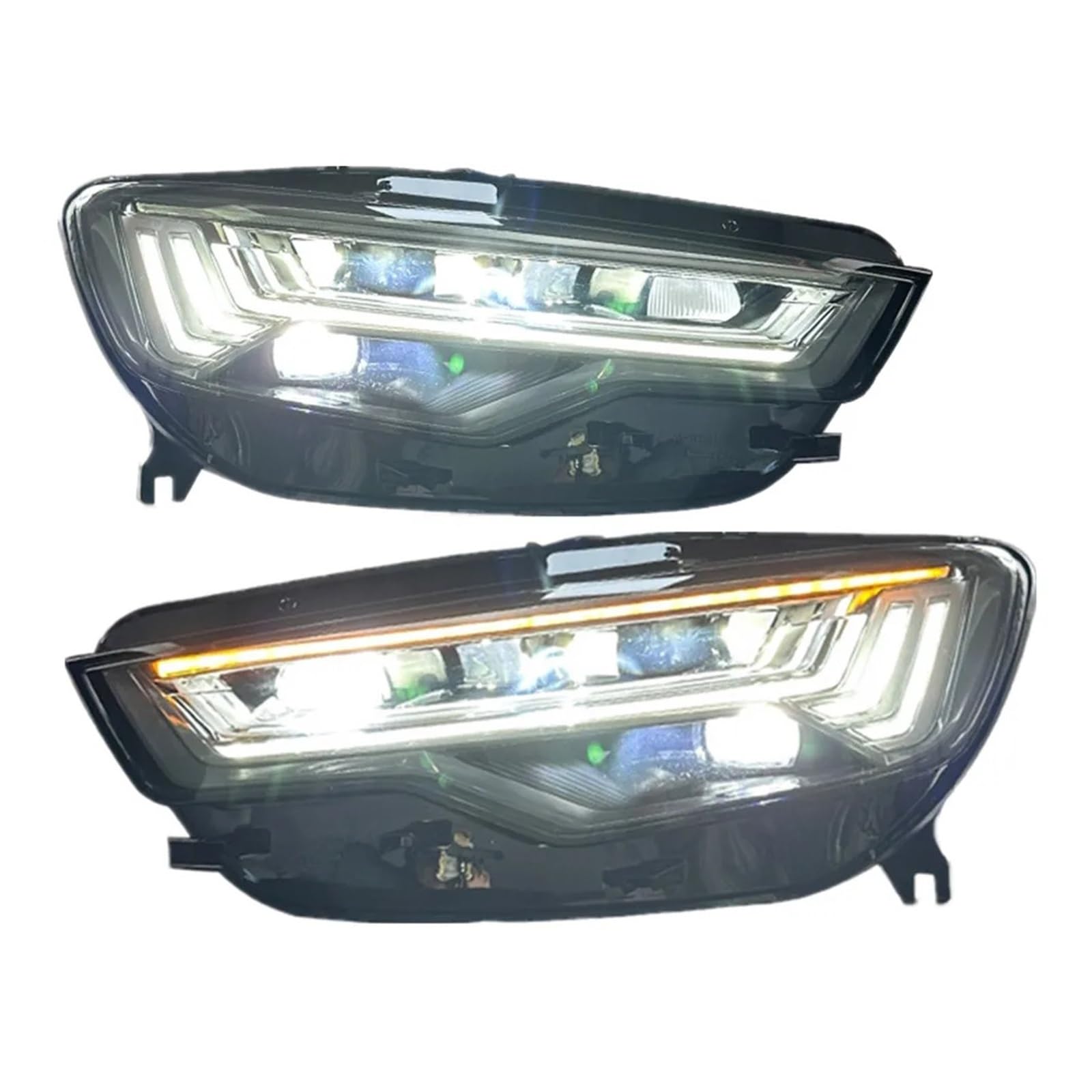 Auto Lichter Kompatibel for Audi A6 LED Scheinwerfer 2012-2018 Zubehör A6L C7 Scheinwerfer Upgrade LED DRL Scheinwerfer montage(For 2012-2015 Year) von LLYUVXYJ