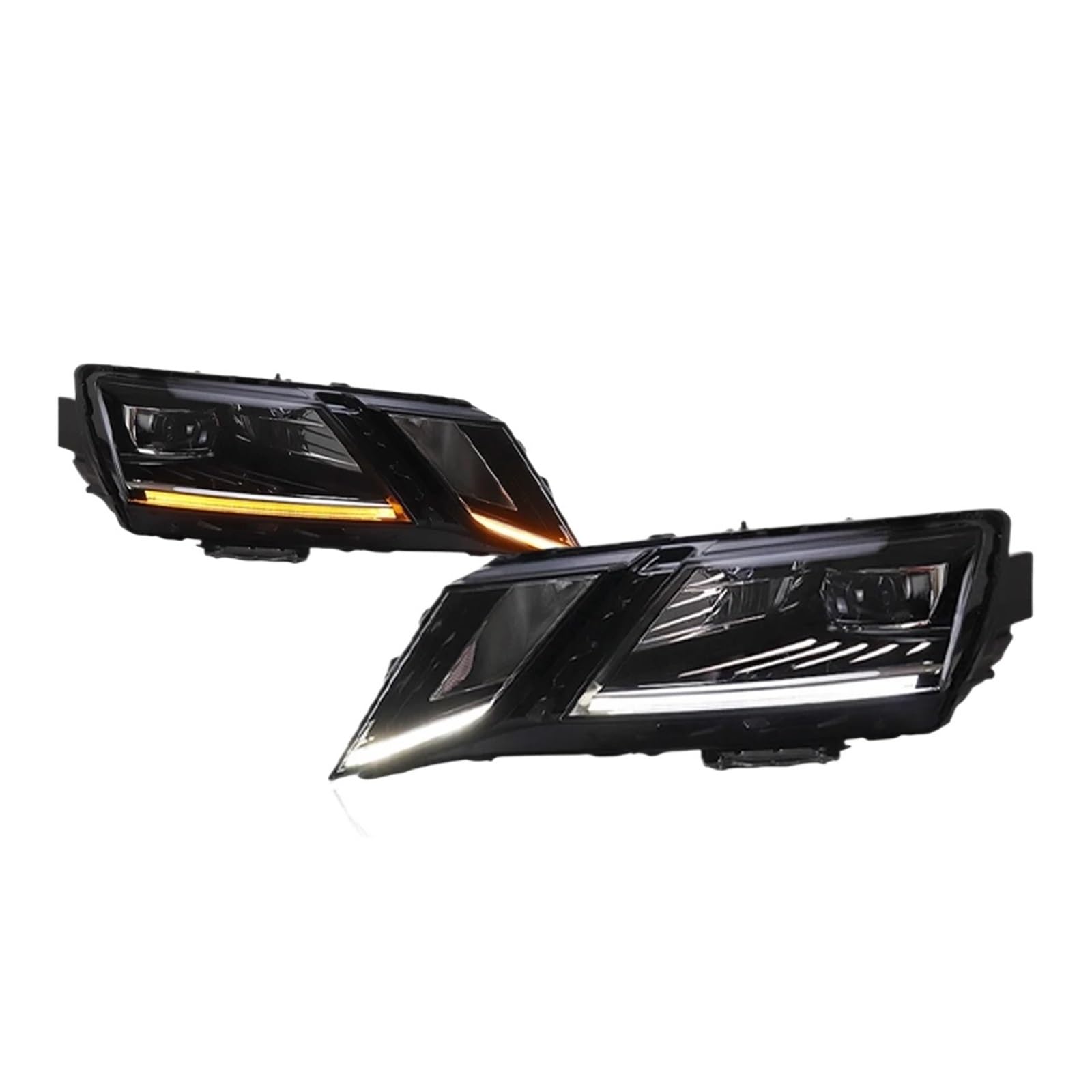 Auto Lichter Kompatibel for Skoda Octavia Scheinwerfer 2018-2021 LED Kopf Lampen DRL Blinker Auto Zubehör Hohe Abblendlicht von LLYUVXYJ