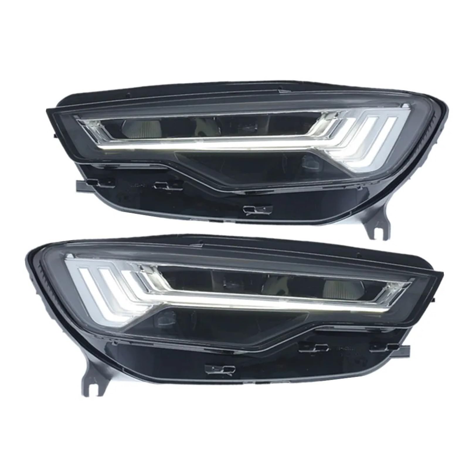 Auto Zubehör Kopf Lampe Kompatibel for Audi A6 Scheinwerfer 2012-2018 A6L C7 Upgrade LED Scheinwerfer DRL Dynamische singal Hohe Abblendlicht(2012-2015_NO AFS FUNCTION) von LLYUVXYJ