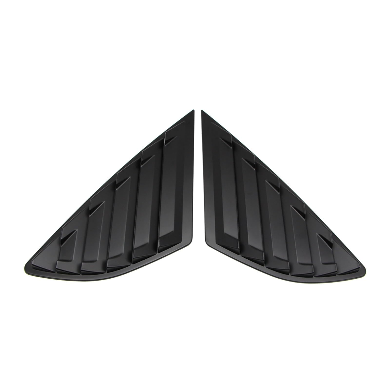 Auto-hintere Seitenfenster-Viertel-Lamellenabdeckung, kompatibel for Ford Fusion Mondeo MK5 2014 2015 2016 2017 2018 2019, Außendekoration, Schwarz(Matte Black) von LLYUVXYJ