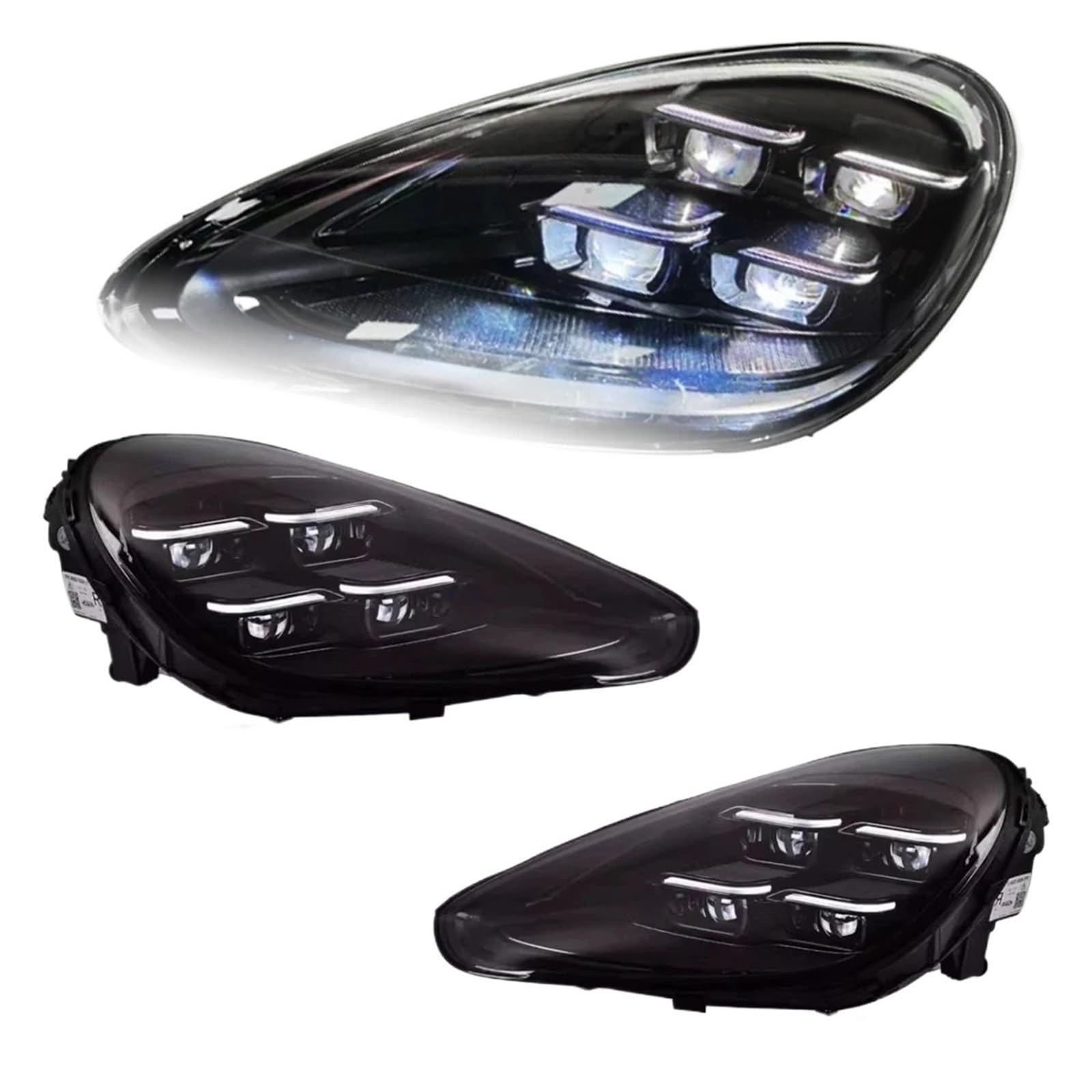 Autolichter kompatibel for Porsche Cayenne LED-Scheinwerfer-Projektorobjektiv 2011–2018, Front-DRL-Matrix-LED-Scheinwerfer, Kfz-Zubehör(For AFS Version,2011-2014) von LLYUVXYJ