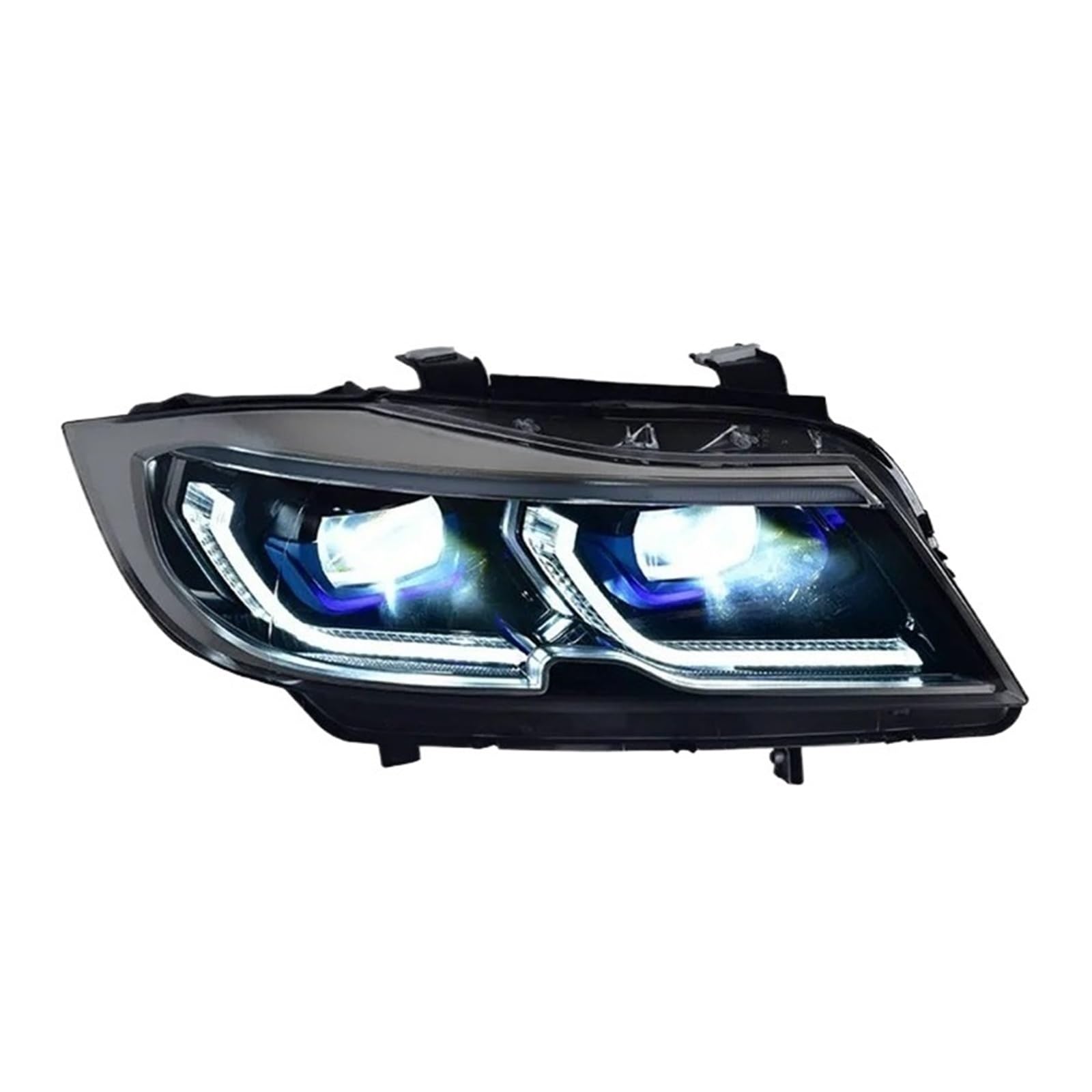 Autoscheinwerfer kompatibel for BMW E90 316i 318i 320 328 330i 2005–2012, Frontprojektorobjektiv, Kopflampe, LED DRL, dynamisches Licht, Auto-Zubehör von LLYUVXYJ