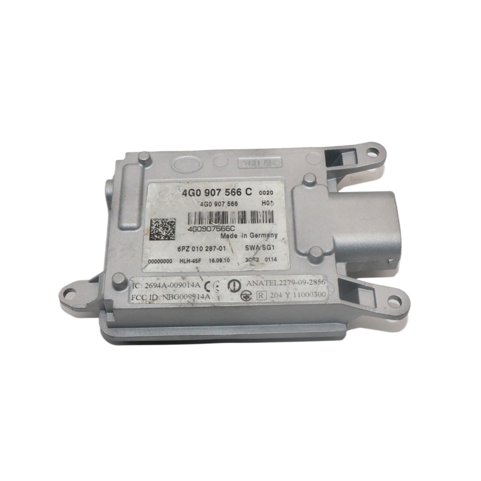 OEM 4G0907566C 4G0907566F Spurwechsel-Assistentmodul (Master), kompatibel for Audi A6 2.0L 3.0L 2012 4G0-907-566-C von LLYUVXYJ