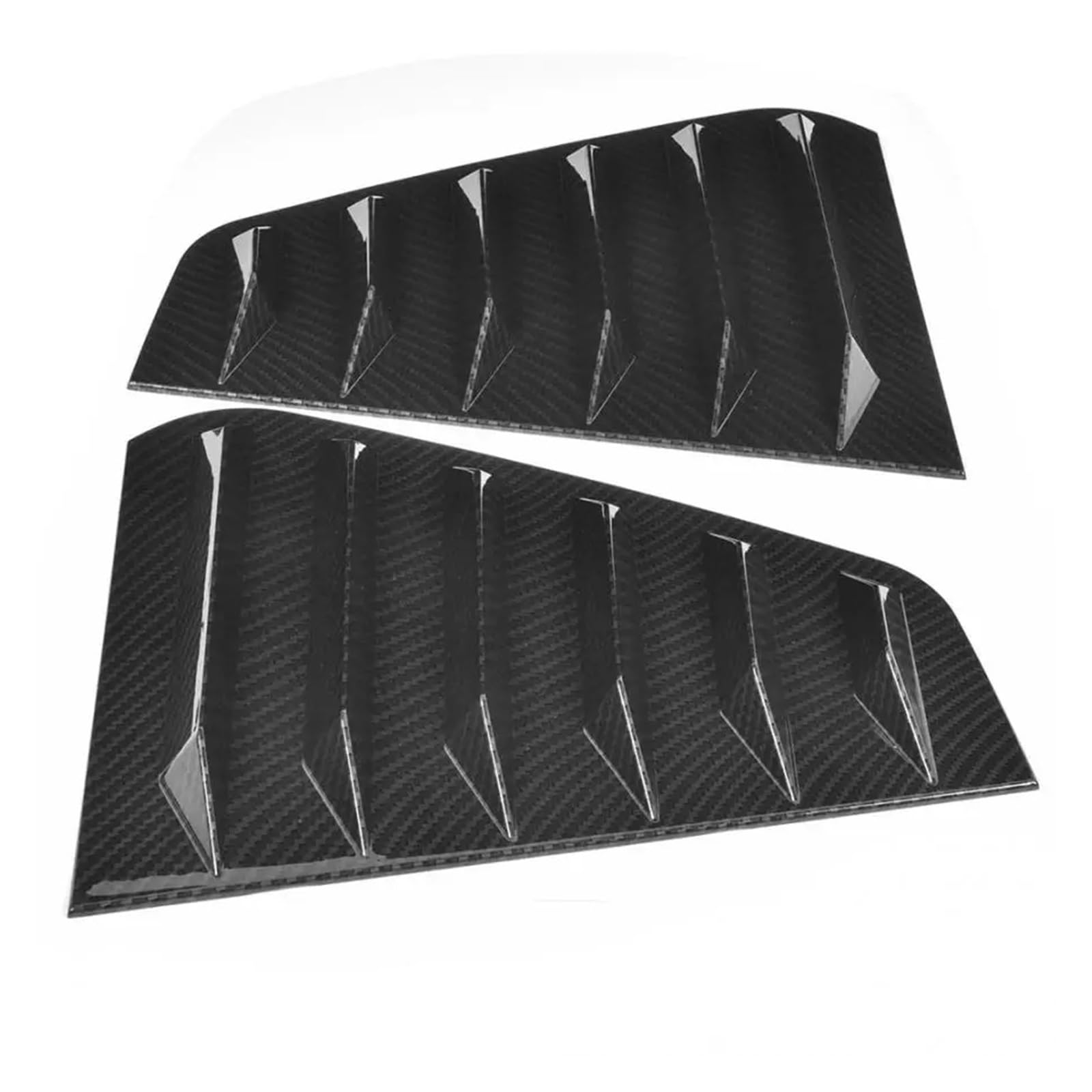 Paar Seitenfenster-Luftschlitz-Verkleidungsabdeckungen for Automodifikationen, kompatibel mit VW Golf GTI R Mk7 Mk7.5 2013–2020(CARBON FIBER LOOK) von LLYUVXYJ