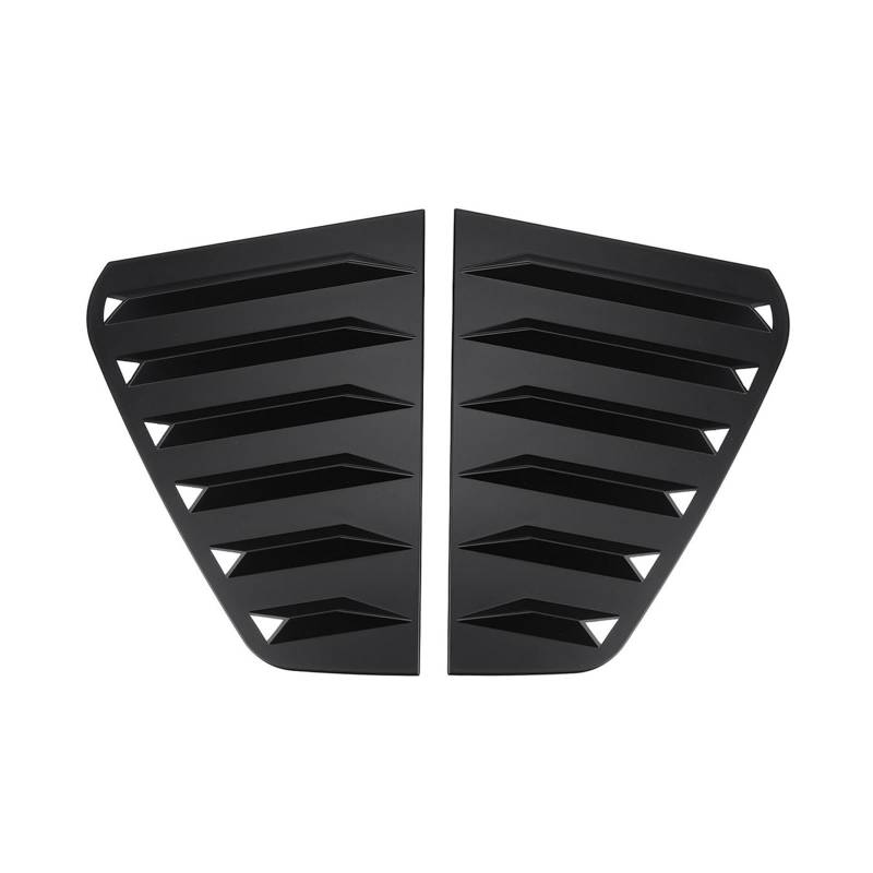 Pop 2x Auto Heckscheibe Lamellenjalousie Seitenlüftungsabdeckung Zierleiste Kompatibel for GOLF MK7 MK7.5 2014-2019 Kompatibel for GTI/GTD/R MODELLE(Matte Black) von LLYUVXYJ