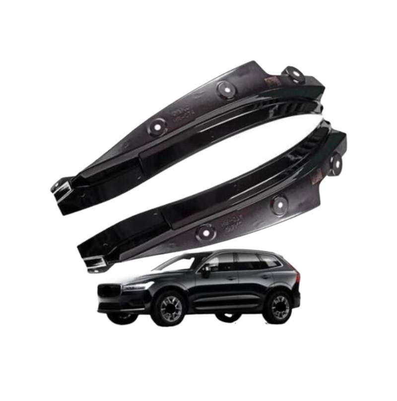 Spezielle Hintertür-Hinterrad-Kotflügel-Modifikation, Autozubehör, Kotflügel, kompatibel for Volvo Xc60 Schmutzfänger 2018 2019 2020 2021 2022 JF(Agate black 2pcs) von LLYUVXYJ