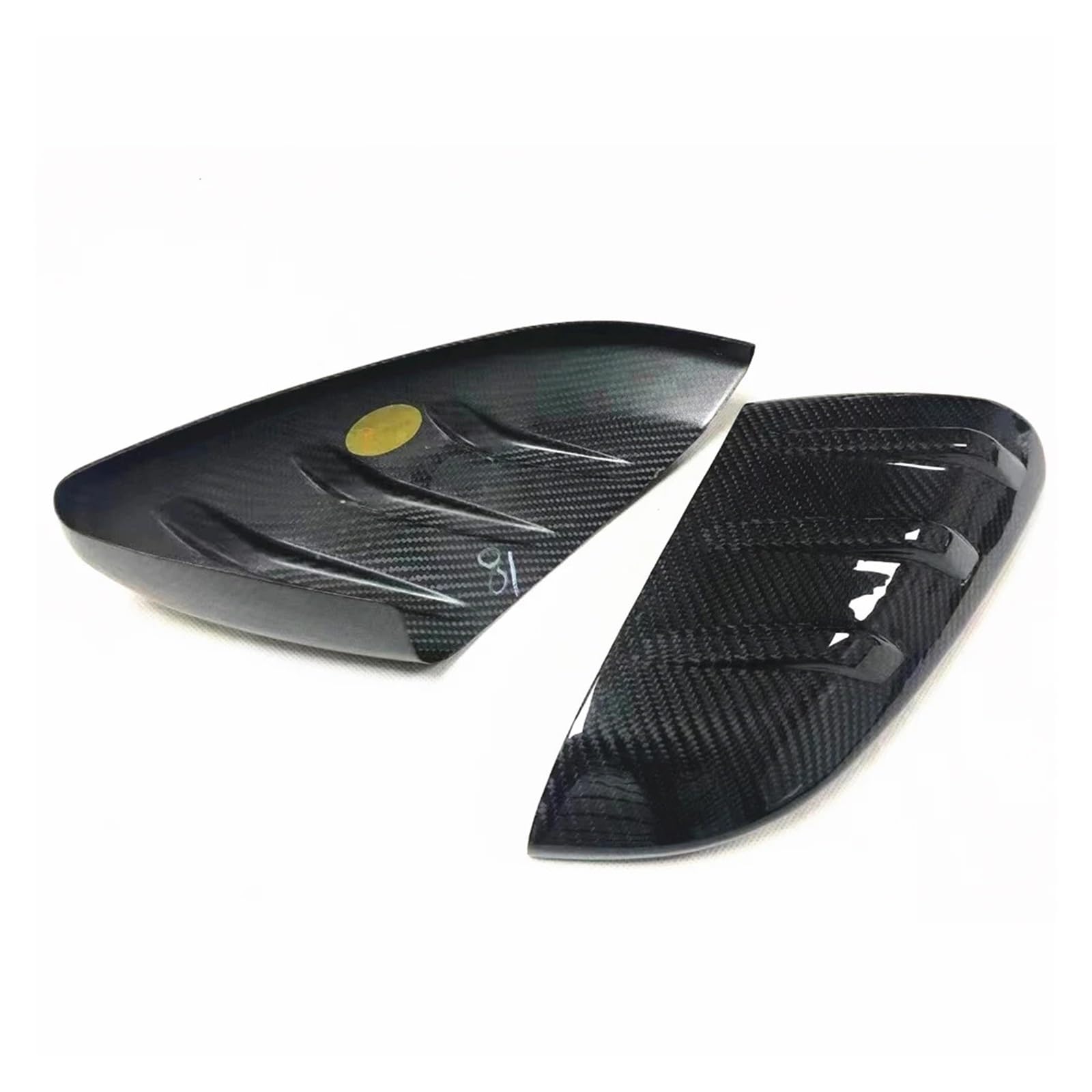 Spiegelabdeckung Kompatibel for Honda Civic 10th Mugen Type-R FK8 2016-2021 Echtkohlefaser Auto Außenrückansicht Kappen Rückspiegelschale Hinzufügen Auf(Real Carbon Fiber) von LLYUVXYJ