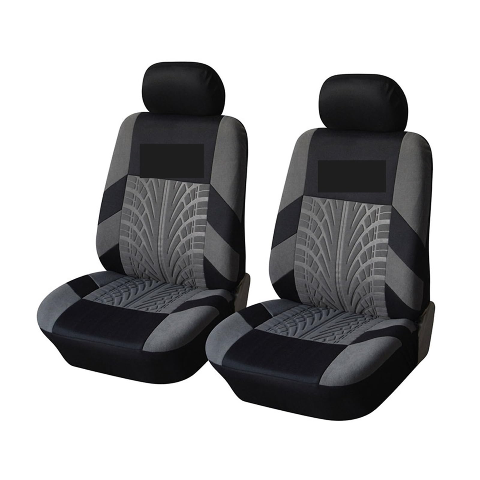 Auto Sitzbezügesets Autositzbezug, Polyesterstoff, Universal-Set, rot, Auto-Styling, passend für die meisten Auto-Innenausstattungen, Sitzbezüge für Limousinen.(Grey,2xHigh Back Seat Covers) von LMHGMUBVR