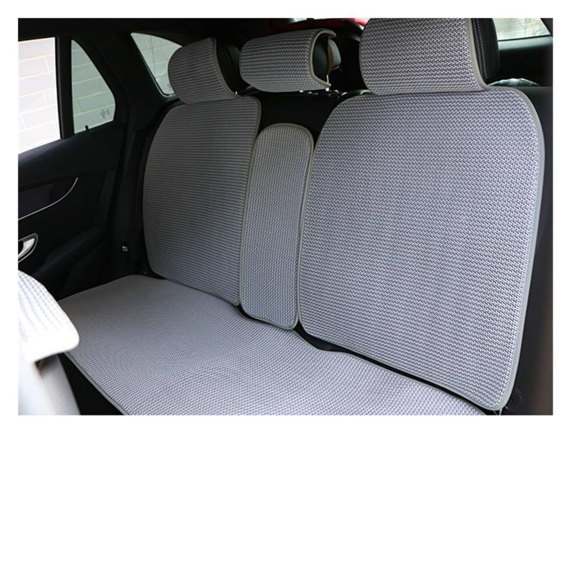 Auto Sitzbezügesets Für die meisten Autos, LKWs, SUVs, schützt Sitze, Autositzbezug, Air-Mesh-Autositzkissen.(Grey,1 Rear seat) von LMHGMUBVR