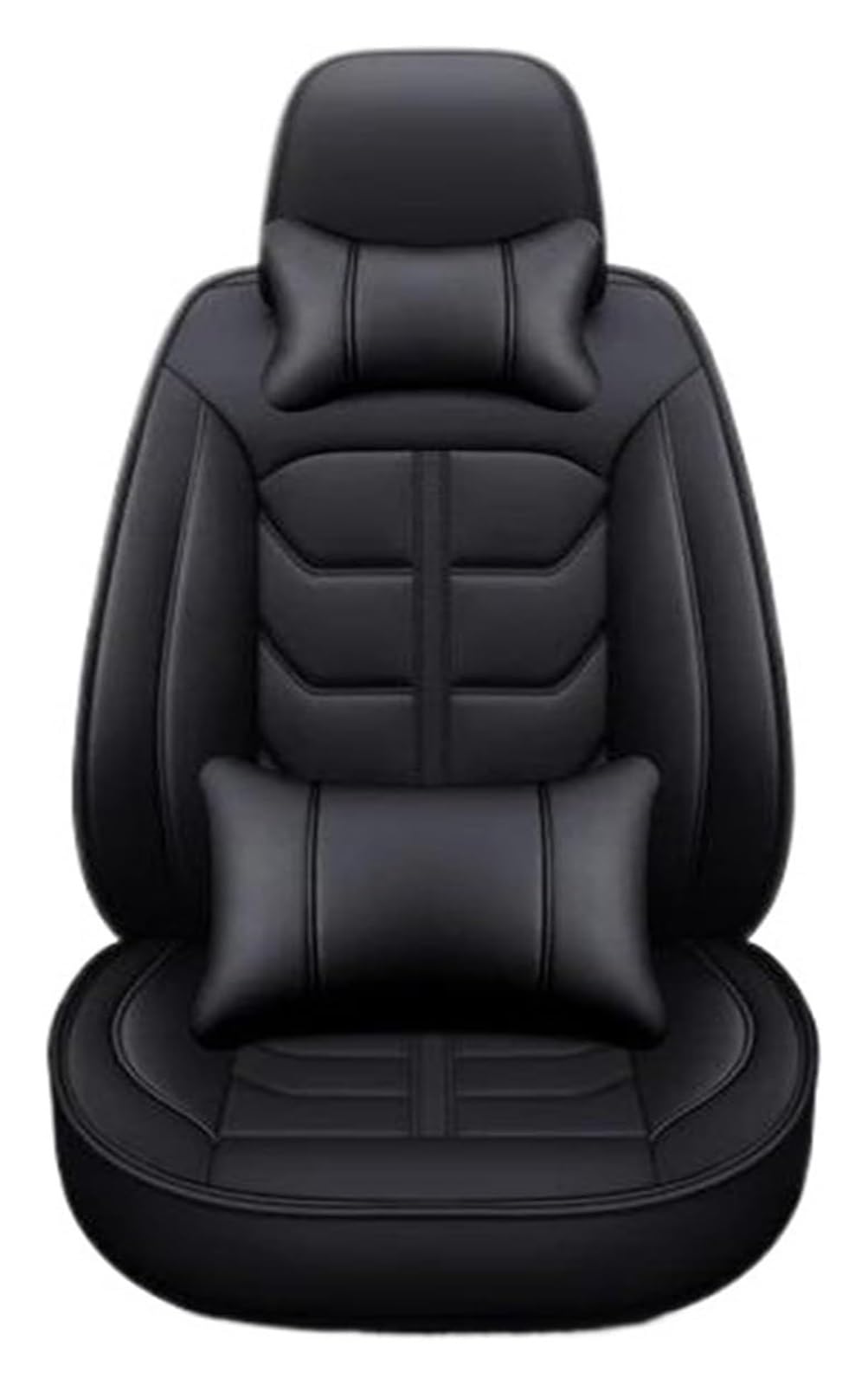 LMHGMUBVR Auto-Schonbezug Für A6L R8 Q3 Q5 Q7 S4 RS TT Für Quattro A7 A8 A3 A4 A5 Autositzbezug Autositzbezüge 5 Sitze Für Alle Medels(Black Pillow 1) von LMHGMUBVR