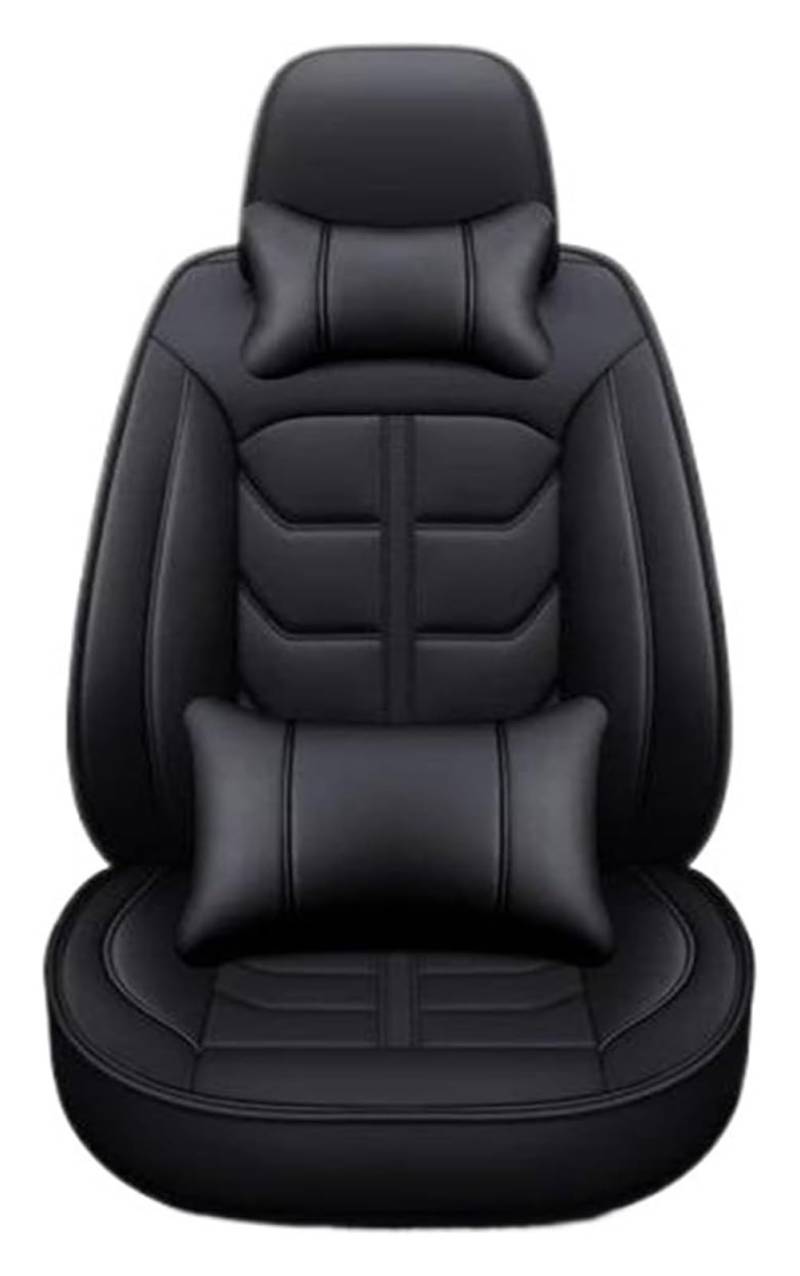 LMHGMUBVR Auto-Schonbezug Für A6L R8 Q3 Q5 Q7 S4 RS TT Für Quattro A7 A8 A3 A4 A5 Autositzbezug Autositzbezüge 5 Sitze Für Alle Medels(Black Pillow 1) von LMHGMUBVR