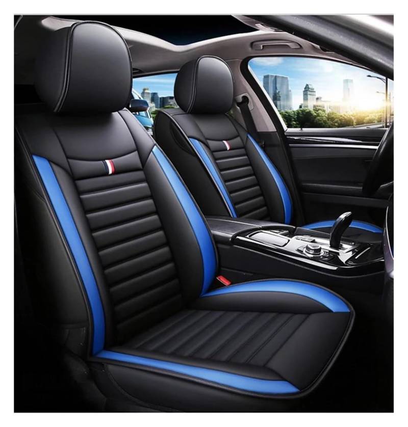 LMHGMUBVR Auto-Schonbezug Für C3 C4 Auto Innendetails Alle Automodelle Sitzschutzbezug Autositzbezug Autositzbezüge Universal(Black Blue) von LMHGMUBVR