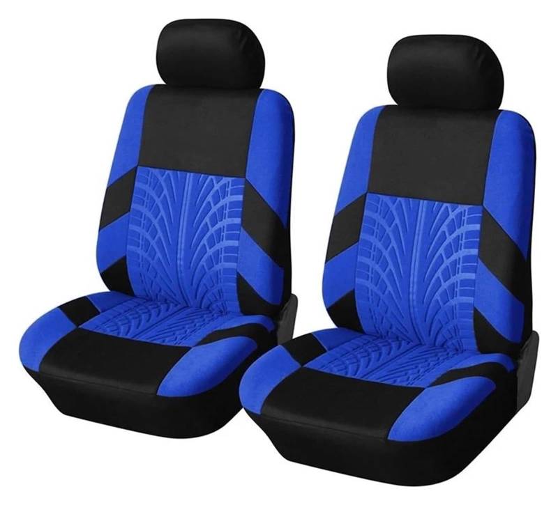 LMHGMUBVR Auto-Schonbezug Für C4 Autositzschutz Autositzbezug Stickerei Autositzbezüge Set Auto Organizer Universal(Blue Front) von LMHGMUBVR