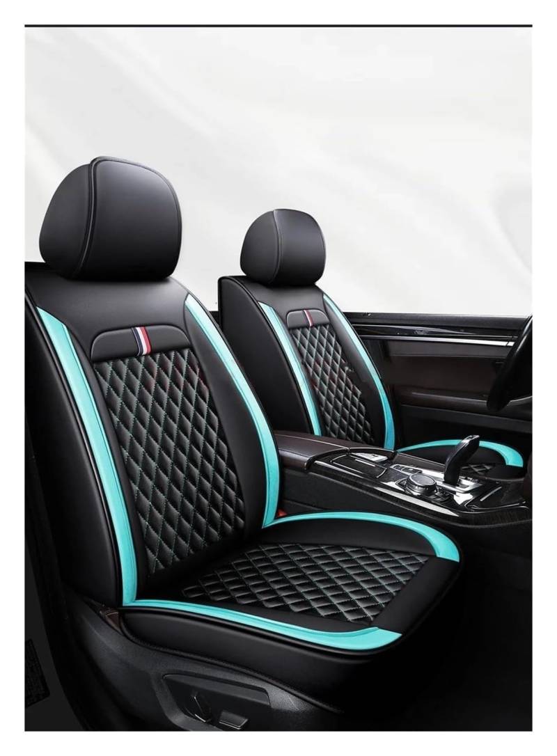 LMHGMUBVR Auto-Schonbezug Für C4 Für Picasso C3 C5 C6 DS4 DS5 DS6 DS7 Universal Auto Sitz Abdeckung Innen Auto Sitzbezüge Alle Auto Modelle(Black Blue) von LMHGMUBVR