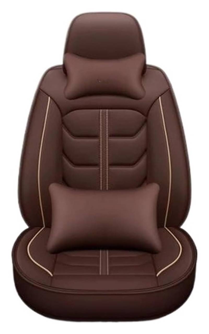 LMHGMUBVR Auto-Schonbezug Für Civic Für Fit Für CRV XRV Für A&ccord Für Odyssey Für Jazz Für City Auto-Styling Auto Sitz Abdeckung Auto Sitzbezüge(Coffee Pillow 2) von LMHGMUBVR