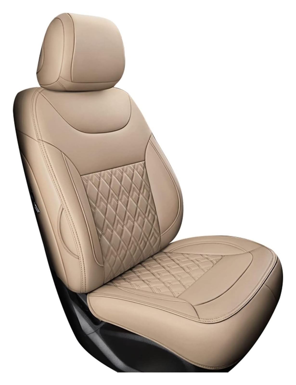 LMHGMUBVR Auto-Schonbezug Für Dodge Für Journey Für Caliber Für Challenger Für Ram 1500 Für Durango Für Nitro Auto Sitzkissen Auto Set Sitzbezüge(Beige,No Pillow) von LMHGMUBVR