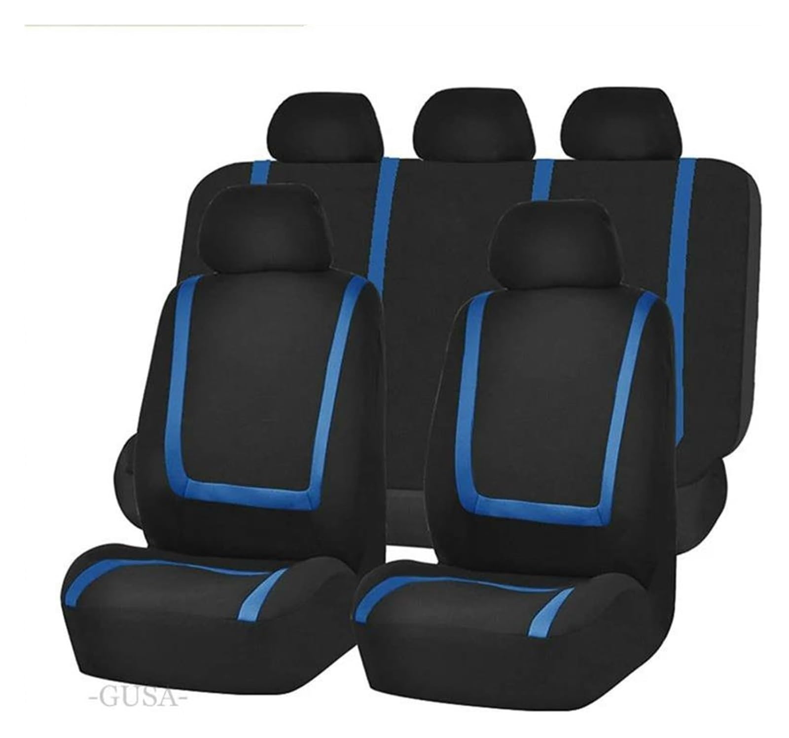 LMHGMUBVR Auto-Schonbezug Für Juke Für Kicks Für March Für Micra Für Murano Z51 Autositzbezüge Autositzbezug Autositzbezüge(C- Blue-9pcs) von LMHGMUBVR