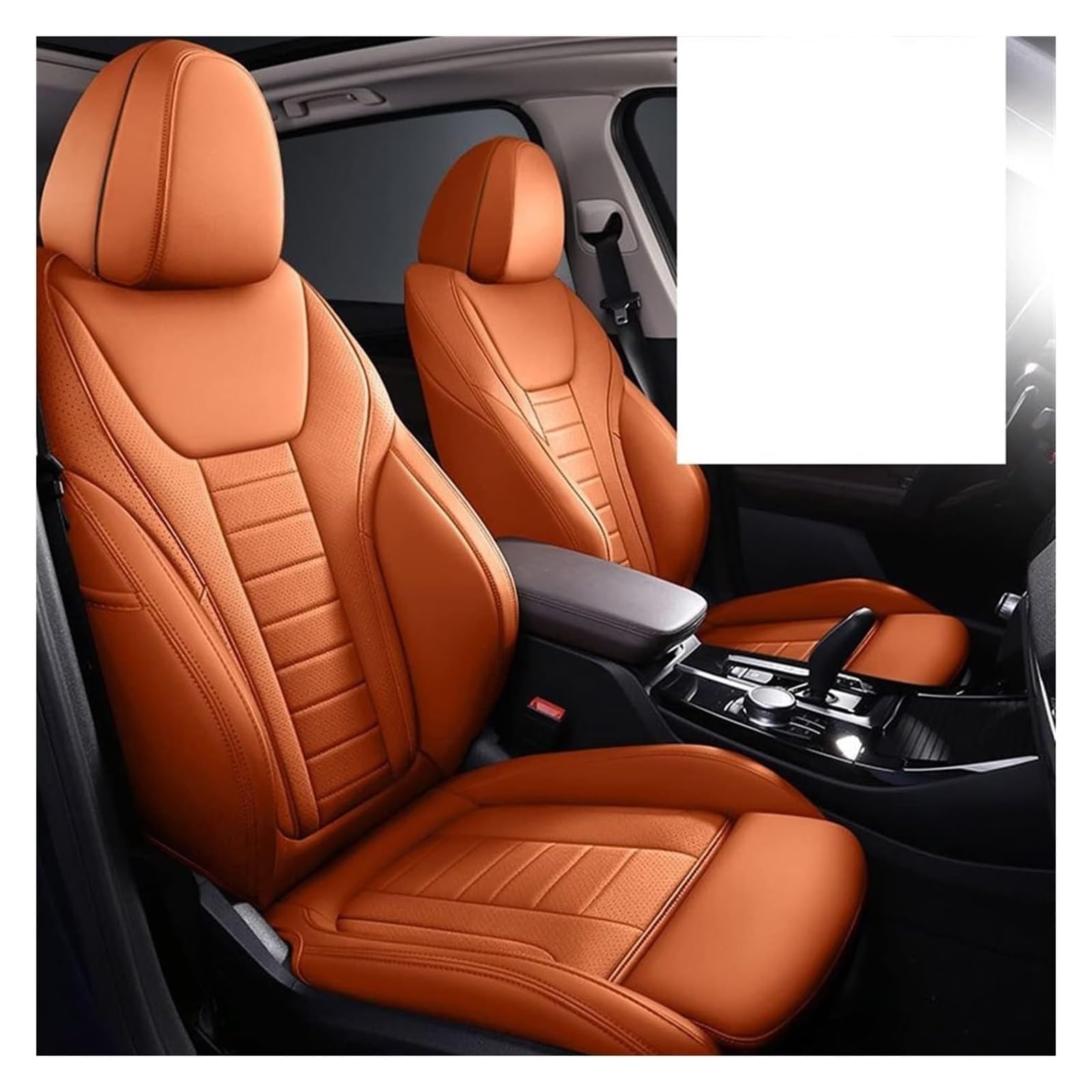 LMHGMUBVR Auto-Schonbezug Für Mazda Für Atenza 6 3 8 2 5 CX-9 CX-3 CX-7 CX-4 CX-5 Für Axela Autositzbezug Trim Autositz Set Sitzkissenbezug Schutz(Orange,Standard Edition) von LMHGMUBVR