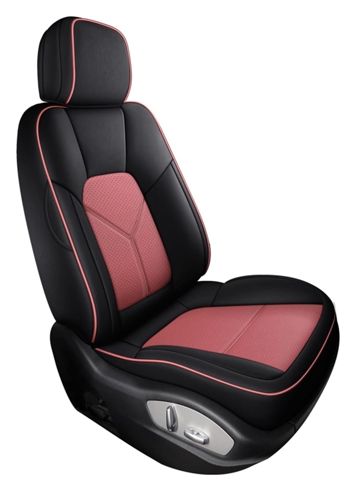 LMHGMUBVR Auto-Schonbezug Für Suz&uki Für Ignis Für Swift Für Sx4 Für Celerio Für Baleno Custom Car Sitzbezug Set Sitzkissenbezug Schutz(Black Pink,Standard Edition) von LMHGMUBVR