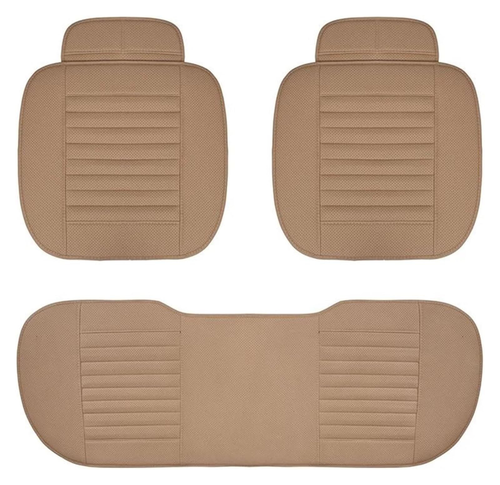 LMHGMUBVR Auto-Schonbezug Für Volvo XC60 XC90 XC40 XC70 S60L C30 S80 S90 V50 V60 Autozubehör Autositzbezug Sitzkissen Autositzbezüge(Beige,3pcs) von LMHGMUBVR