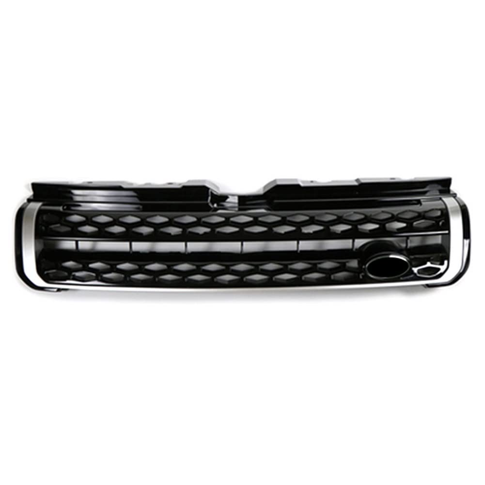 LMHGMUBVR Auto Sitzbezügesets Auto Frontstoßstange Grill Center Styling Oberen Grill Für L&and Rover Für Range Rover Für Evoque 2010-2018(Siver Black) von LMHGMUBVR