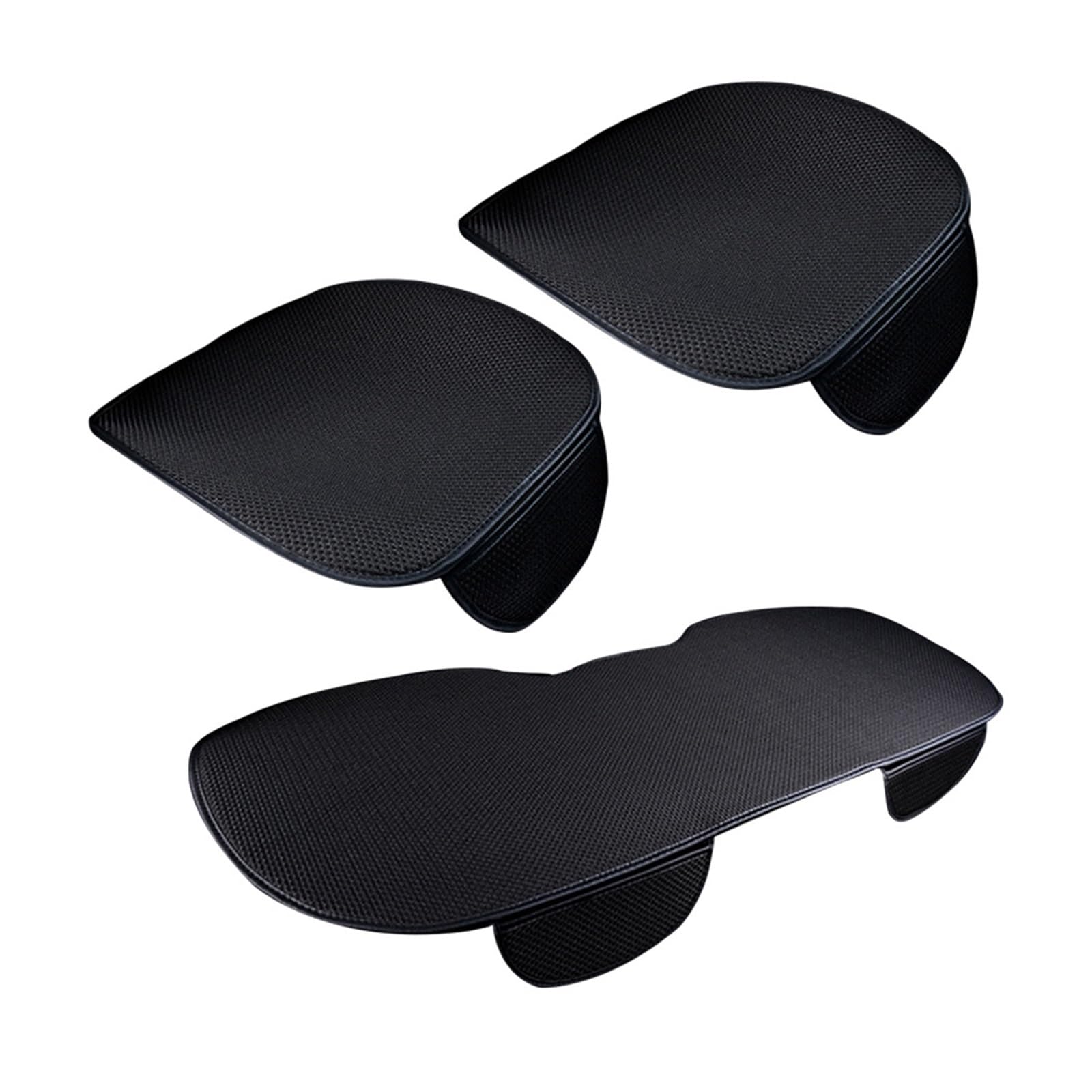 LMHGMUBVR Auto Sitzbezügesets Autositzbezug, Auto-Eisseide, rutschfestes Sitzkissen, Coole Sitzkissen, Autositzbezug.(3 pcs seat Cushion) von LMHGMUBVR