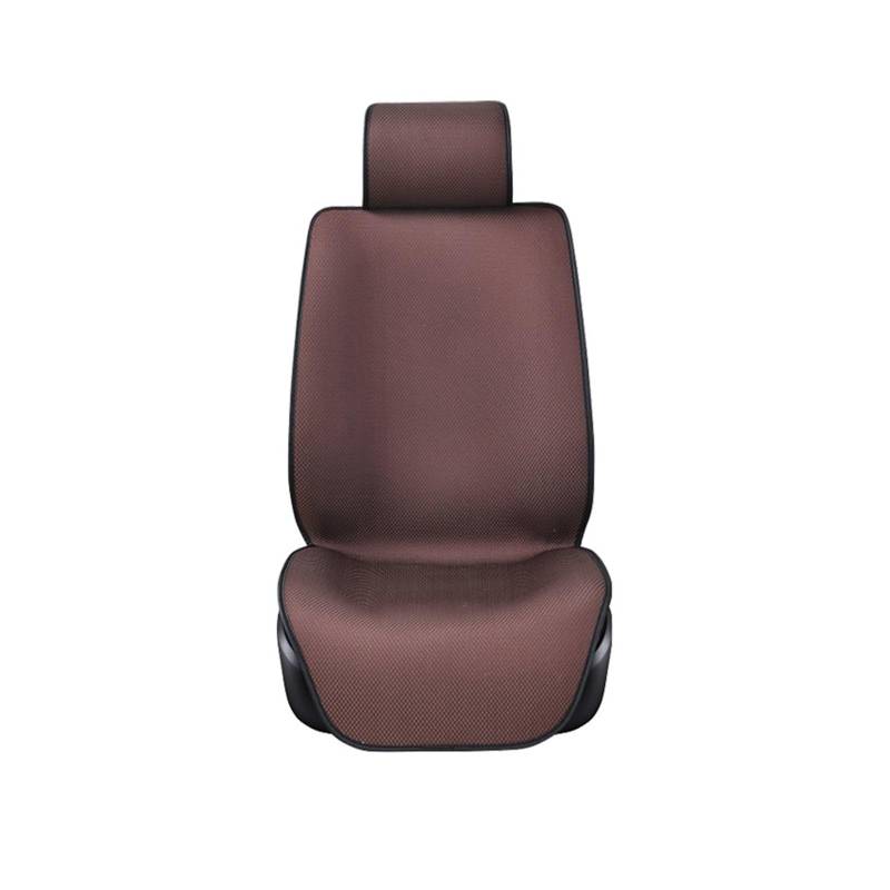 LMHGMUBVR Auto Sitzbezügesets Autositzbezug, Autositzkissen mit Rückenlehne, 3D-Mesh-Autositzschutz.(Coffee,1xHigh Back Seat Covers) von LMHGMUBVR