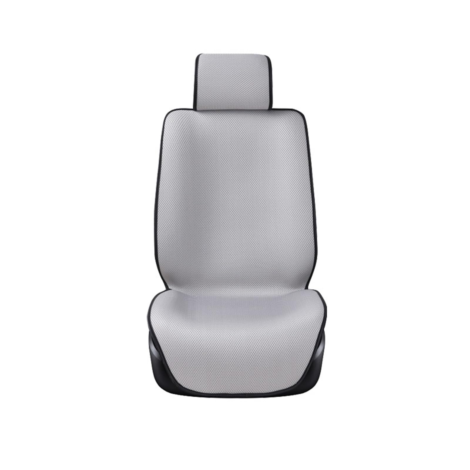 LMHGMUBVR Auto Sitzbezügesets Autositzbezug, Autositzkissen mit Rückenlehne, 3D-Mesh-Autositzschutz.(Grey,1xHigh Back Seat Covers) von LMHGMUBVR