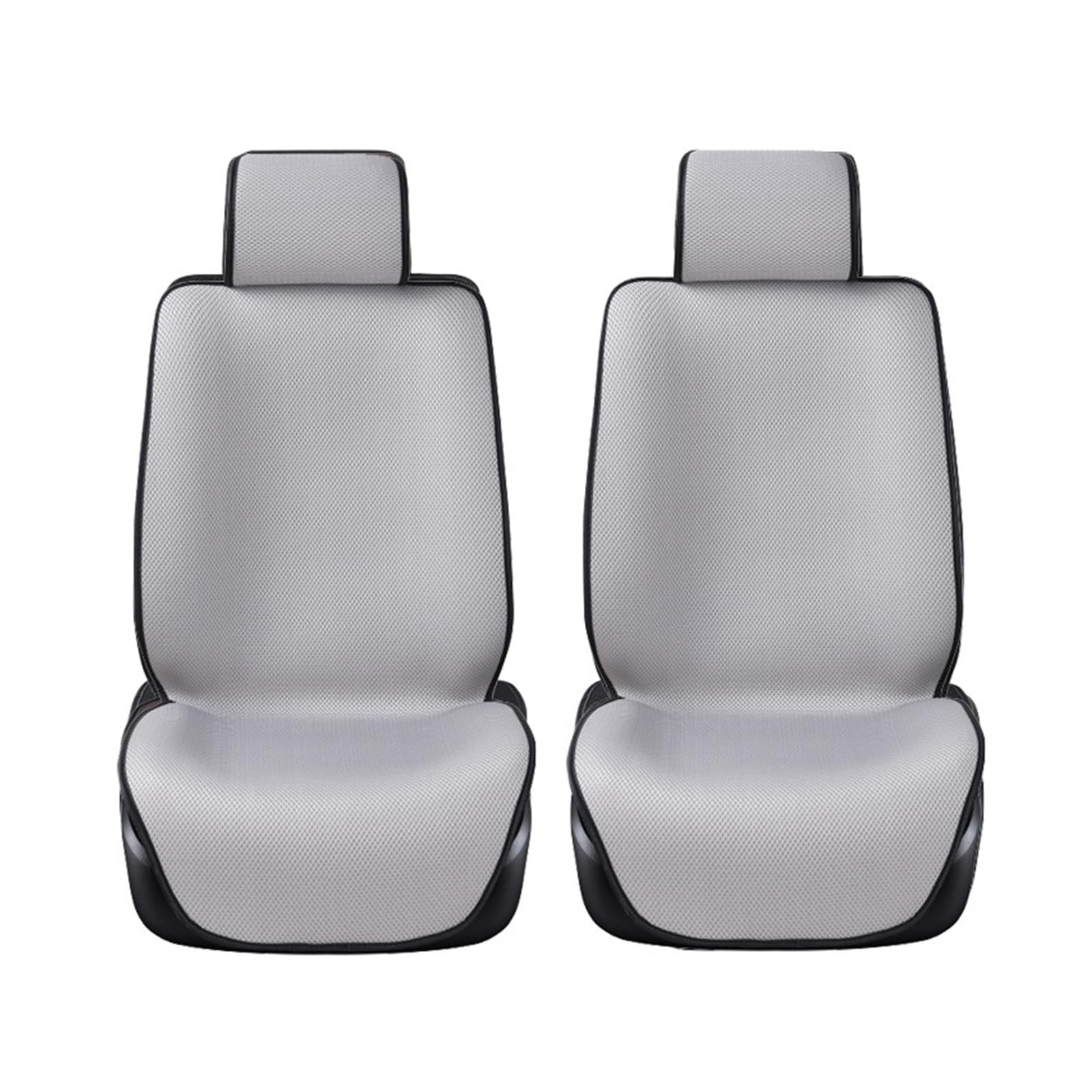 LMHGMUBVR Auto Sitzbezügesets Autositzbezug, Autositzkissen mit Rückenlehne, 3D-Mesh-Autositzschutz.(Grey,2xHigh Back Seat Covers) von LMHGMUBVR