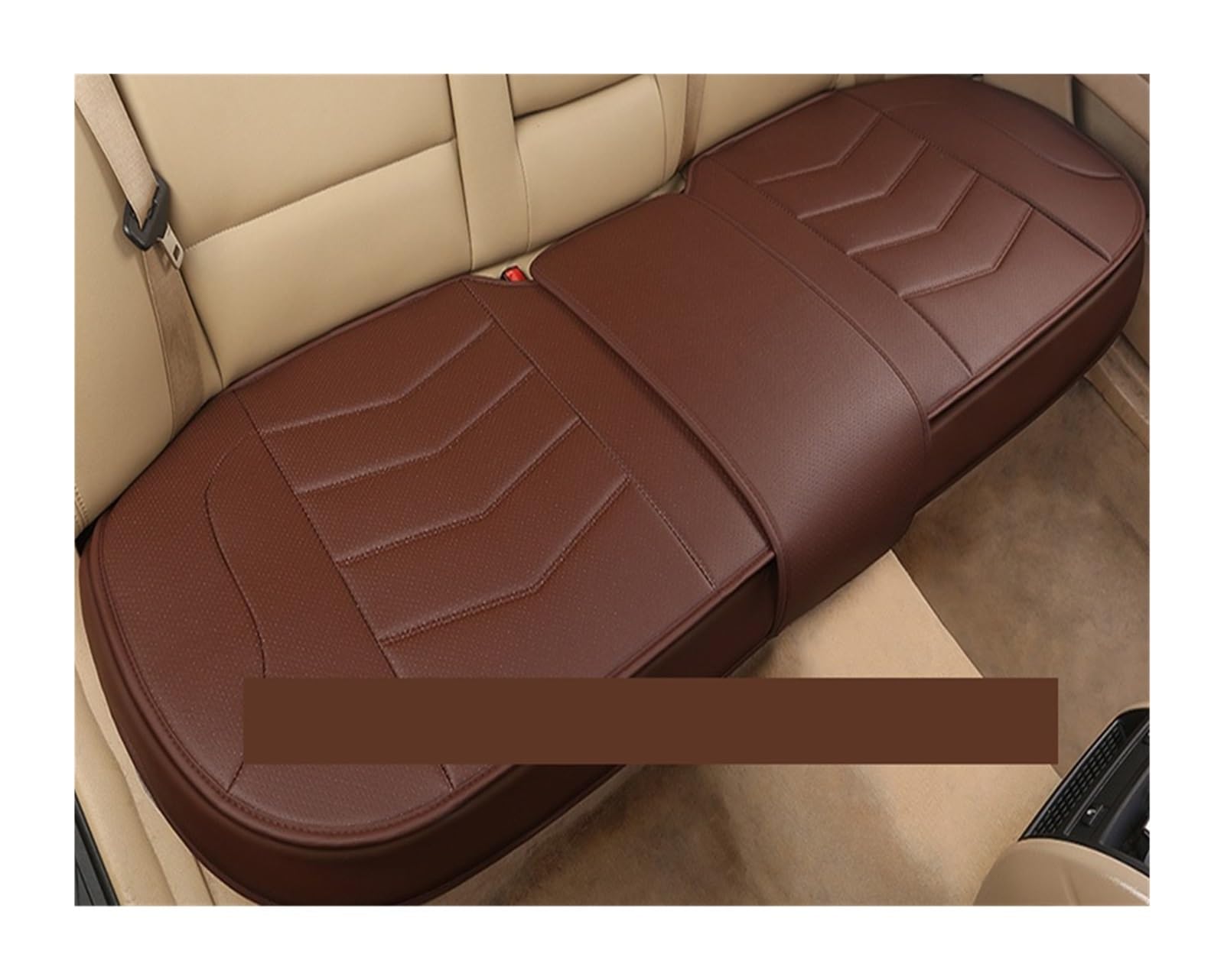 LMHGMUBVR Auto Sitzbezügesets Autositzschutz, Autositzbezug, Autositzbezüge, Autositzkissen Für Autositze, Sitzbezug Für Limousine Und SUV.(Braun,1 PCS Rear Seat Covers) von LMHGMUBVR