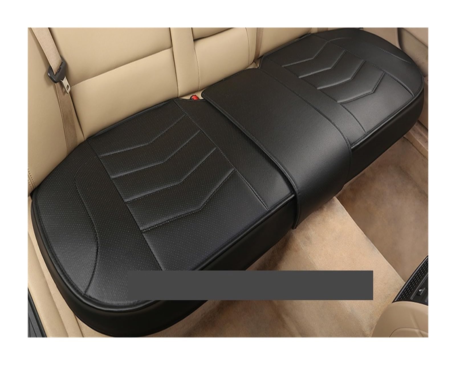 LMHGMUBVR Auto Sitzbezügesets Autositzschutz, Autositzbezug, Autositzbezüge, Autositzkissen Für Autositze, Sitzbezug Für Limousine Und SUV.(Schwarz,1 PCS Rear Seat Covers) von LMHGMUBVR