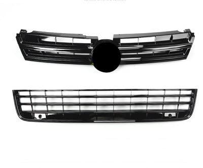 LMHGMUBVR Auto Sitzbezügesets Autozubehör Frontstoßstange Grill Grillmaske Für V&W Für T&OUAREG 2011-2014(Black 4) von LMHGMUBVR