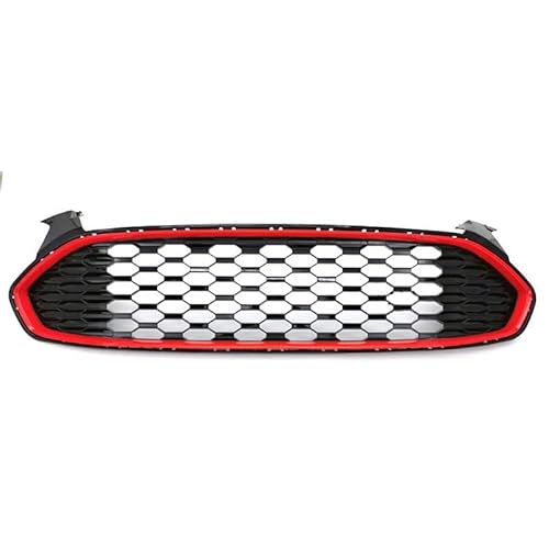 LMHGMUBVR Auto Sitzbezügesets Autozubehör Frontstoßstange Honeycomb Mesh Center Grill Panel Grille Grill Für F&ord Für Mondeo 2013-2016(rot) von LMHGMUBVR