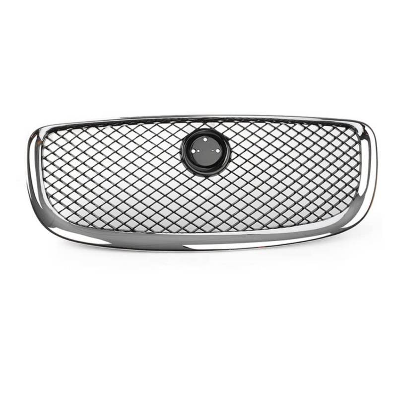 LMHGMUBVR Auto Sitzbezügesets Autozubehör Frontstoßstangengrill Mittelverkleidung Styling Oberer Grill W/Logo Für J&aguar Für XJ 2010-2015(C Grille Logo) von LMHGMUBVR