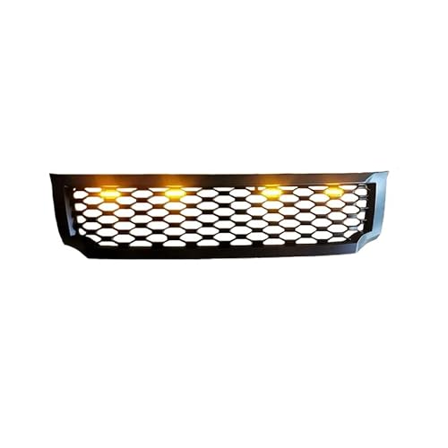 LMHGMUBVR Auto Sitzbezügesets FÜR N&AVARA FÜR NP300 FÜR D23 2015-2017 Pickup Wabengitter Für Autozubehör Racing Grills Grill(with White Light) von LMHGMUBVR