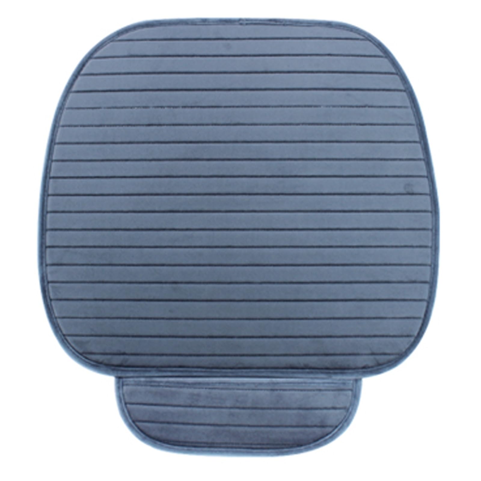 LMHGMUBVR Auto Sitzbezügesets Für Auto Warmer Autositzbezug für vorne hinten oder komplettes Set mit Beflockung, Stuhlschutz, Sitzkissen, Matte, rutschfest, universell.(Grey,Front car seat Cover) von LMHGMUBVR