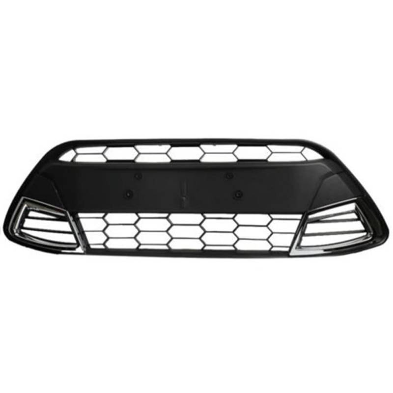 LMHGMUBVR Auto Sitzbezügesets Für F&ord Für Fiesta Für Fließhecklimousine 2009–2012 Frontstoßstangengrill Unterer Grill(Chrome Angle) von LMHGMUBVR